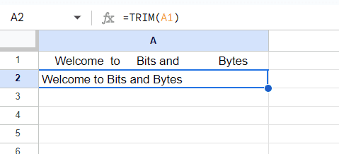 TRIM function